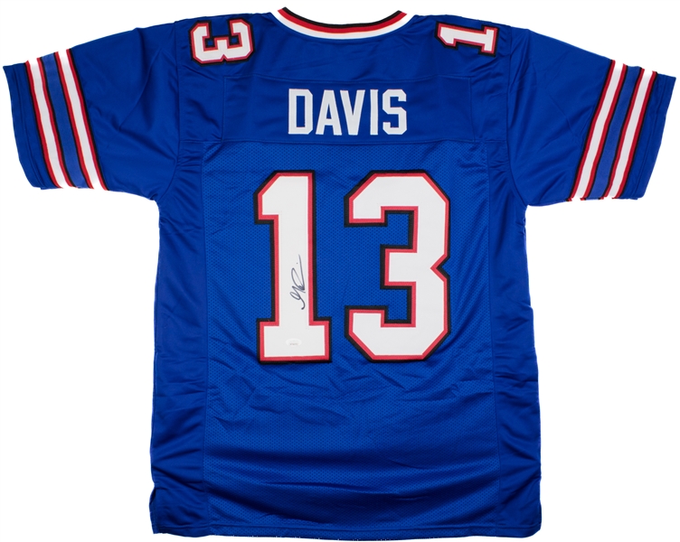 Gabe Davis Signed Blue Prostyle Jersey (JSA)