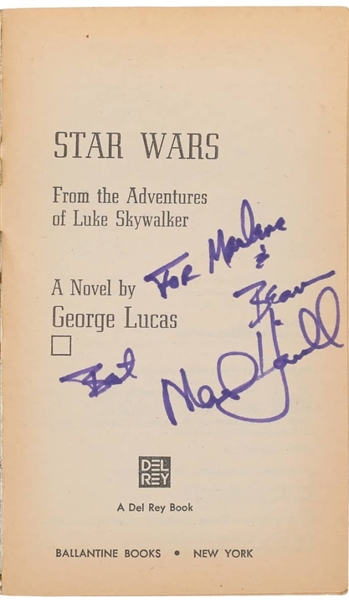 Mark Hamill Vintage Signed First Edition/Second Printing "Star Wars from the Adventures of Luke Skywalker" Softcover Book (Beckett/BAS LOA)