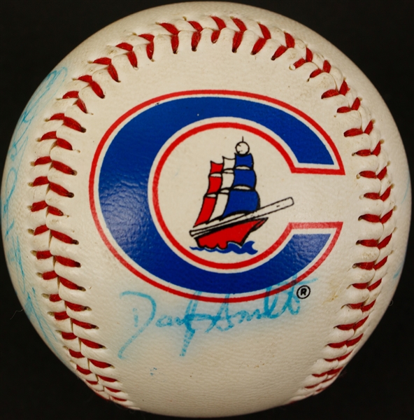 Yankees 1990s Dynasty - 1995 Columbus Clippers Minor League Team Signed Baseball with Jeter, Rivera, Posada Pre-Rookie Autographs! (Beckett/BAS)