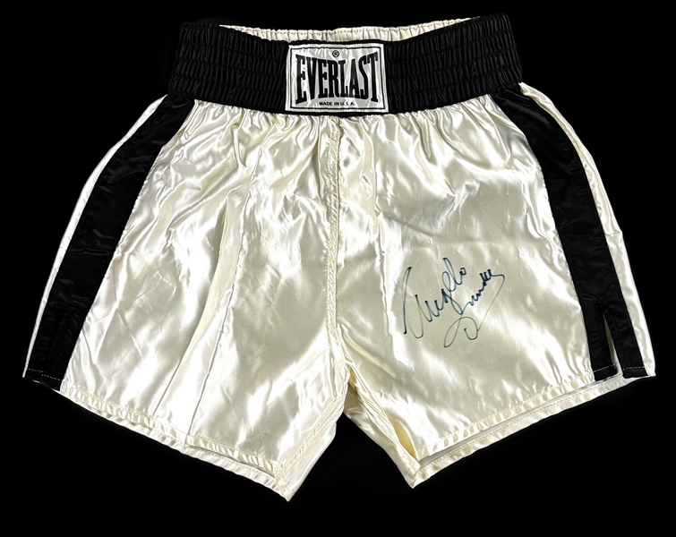 Angelo Dundee Rare Signed Muhammad Ali Style Everlast Boxing Trunks (Third Party Guaranteed)