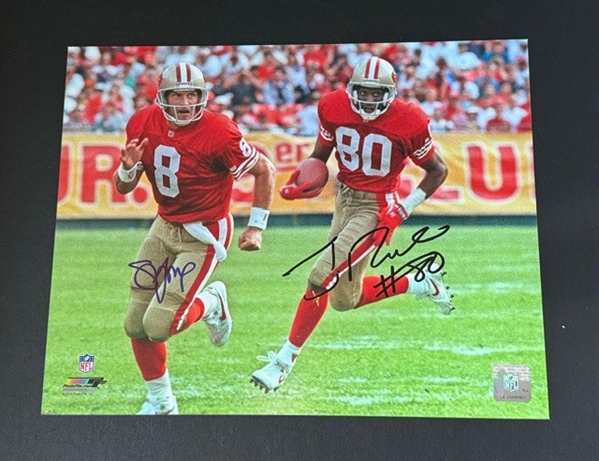 Jerry Rice & Steve Young Signed 11" x 14" Photo (Third Party Guaranteed)