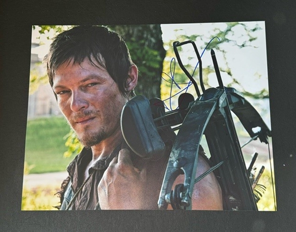 Norman Reedus Signed 11" x 14" Walking Dead Photo (Third Party Guaranteed)