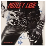 Motley Crue Group Signed "Too Fast For Love" Record Album (4 Sigs)(Epperson/REAL LOA)