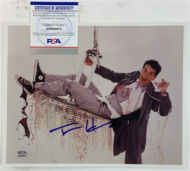 Tom Hanks Signed Signed 8" x 10" Bachelor Party Photo (PSA/DNA)