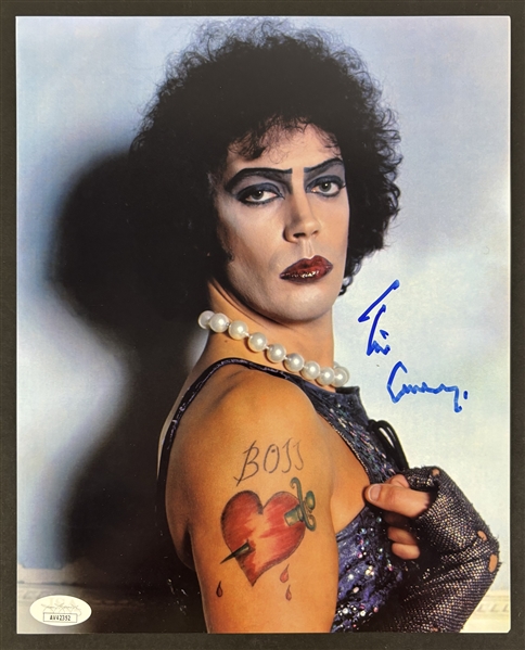 Tim Curry Signed 8" x 10" Color Photo as Frank-N-Furter (JSA)