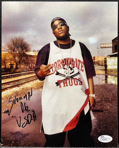 Jeezy Signed 8" x 10" Photo (Beckett/BAS LOA)(JSA)