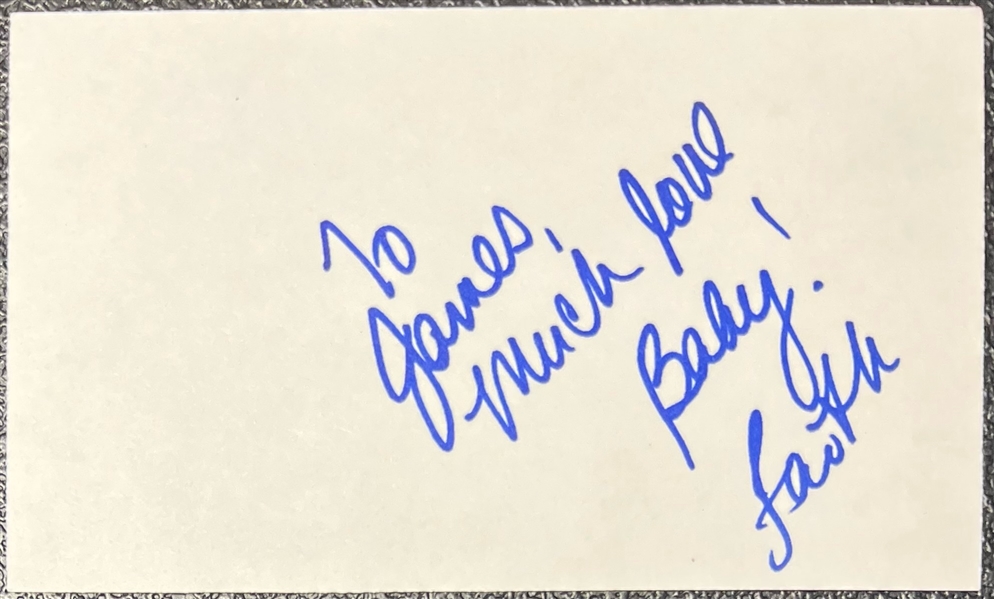 Faith Evans Signed 3" x 5" Index Card (Beckett/BAS LOA)