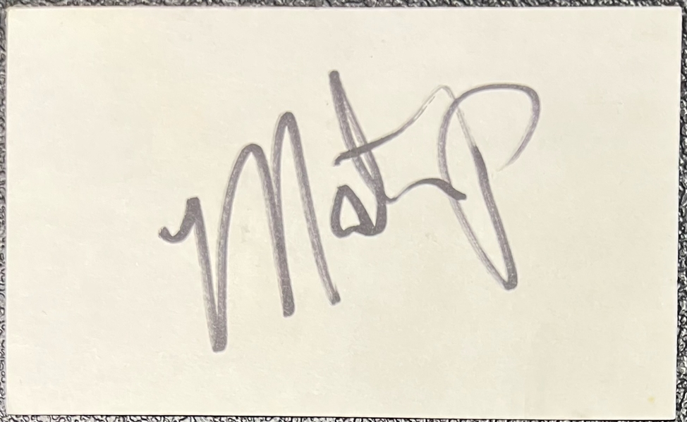 Master P Signed 3" x 5" Index Card (Beckett/BAS LOA)