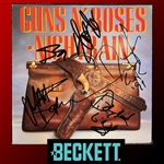 Guns N Roses Group Signed "Nightrain" 45 RPM (5 Sigs)(Beckett/BAS LOA)