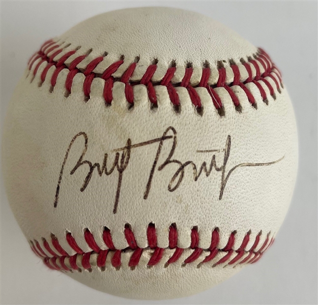 Brett Butler Signed OAL Baseball (Third Party Guarantee)