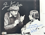 Star Wars: Mark Hamill & Irvin Kershner Dual Signed 8" x 10" Photo from "Empire Strikes Back" with Humorous Hamill Inscription (Beckett/BAS LOA)