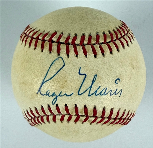 Roger Maris Signed Official American League Baseball (JSA Authentication)