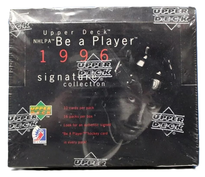 1996 Upper Deck Hockey Be a Player Factory Sealed Hobby Box w/ 16 Autographs! 