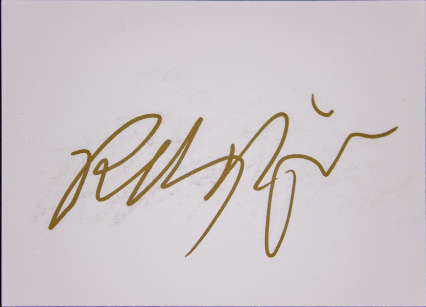 The Doors: Robby Krieger Near-Mint Signed Index Card (Third Party Guaranteed)