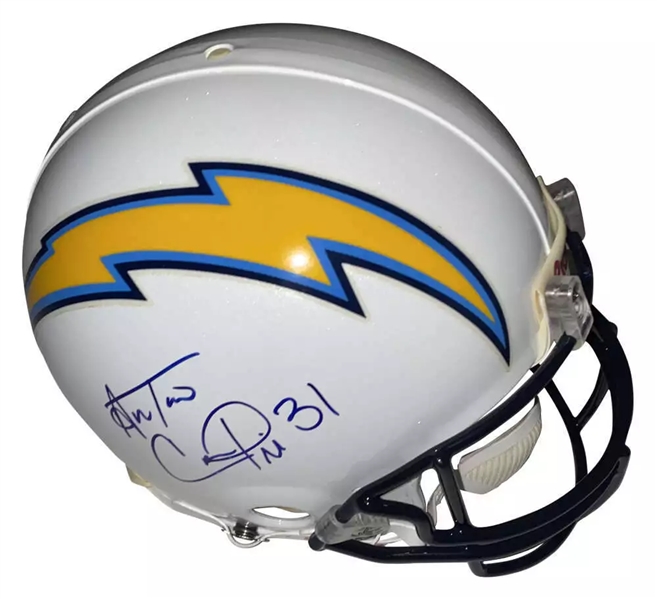 Antonio Cromartie Signed Full Size PROLINE SD Chargers Helmet (PSA/DNA)