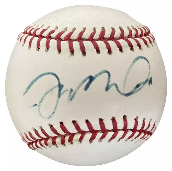 Joe Montana Signed OML Baseball (JSA) 