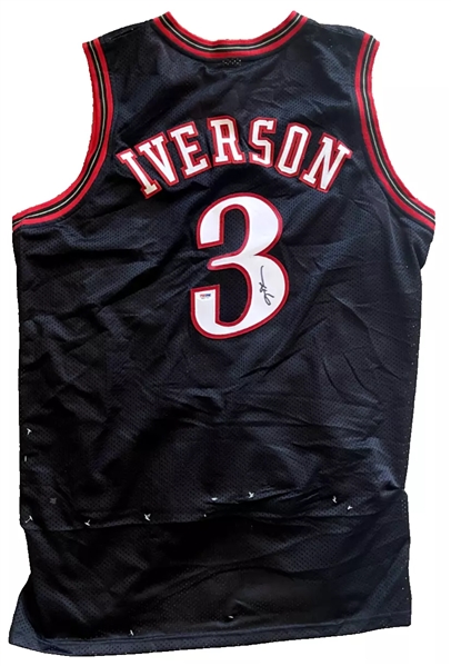 Allen Iverson Signed Philadelphia 76ers Jersey (PSA/DNA) 