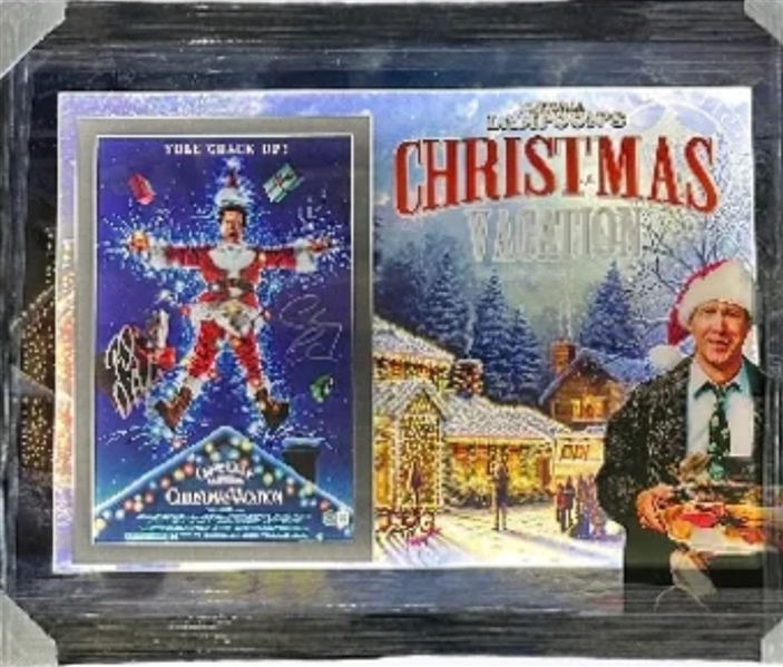 Christmas Vacation: Signed Framed Display w/ LED Lighting (Beckett/BAS)