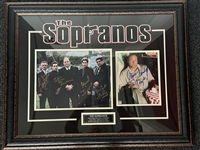 Sopranos: Multi-Signed Photographs in Commemorative Framed Display Inc. James Gandolfini! (PSA/DNA)(Third Party Guaranteed))