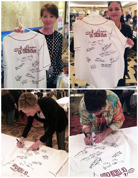 A League of Their Own Signed Jersey - 29 signatures! Petty, Marshall, Davis, ODonnell (Third Party Guaranteed)