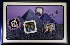 Pink Floyd Group Signed and Custom Framed Display (4/Sigs) (JSA)