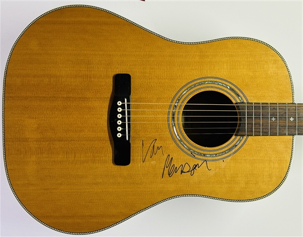 Van Morrison Signed Acoustic Guitar (JSA)