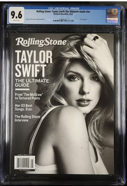 Taylor Swift 2024 Rolling Stone Magazine Graded 9.6 (Unsigned) (CGC)