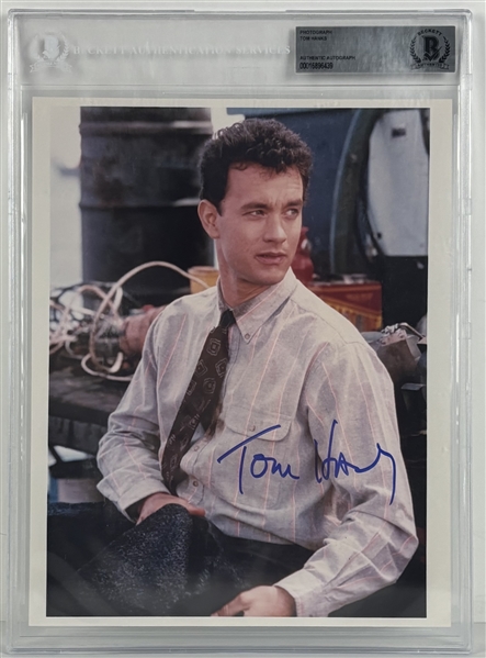 Tom Hanks Signed 8" x 10" Photo (Beckett/BAS Encapsulated)