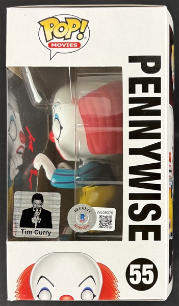 Tim Curry Signed IT The Movie Funko Pop! #55 (Beckett/BAS)