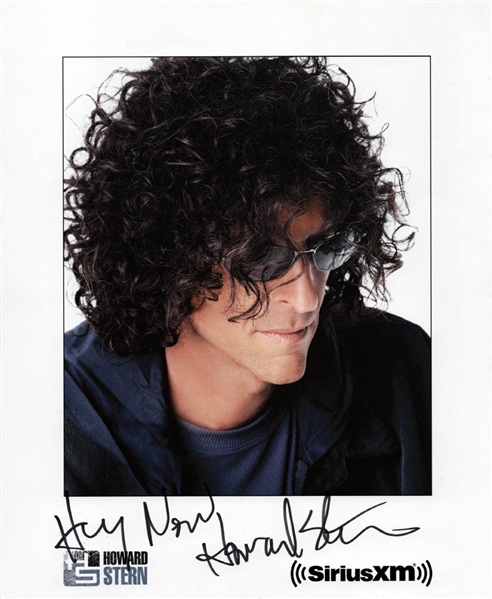 Howard Stern Signed Official Sirius XM Promo Photo (Beckett/BAS)