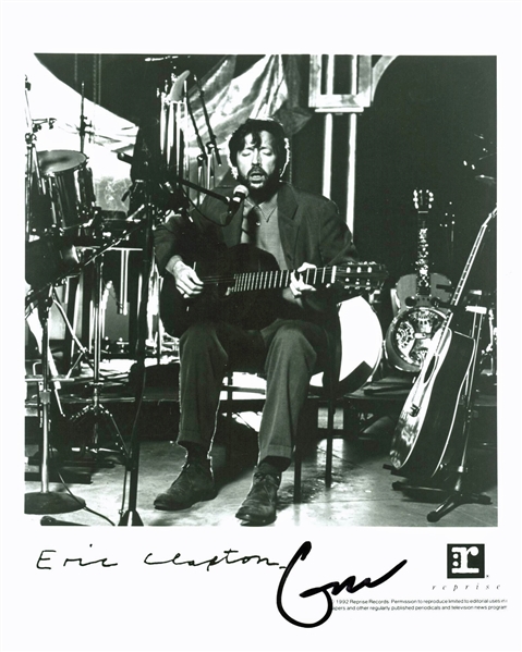 Eric Clapton Signed 8" x 10" Publicity Photo (Epperson/REAL)