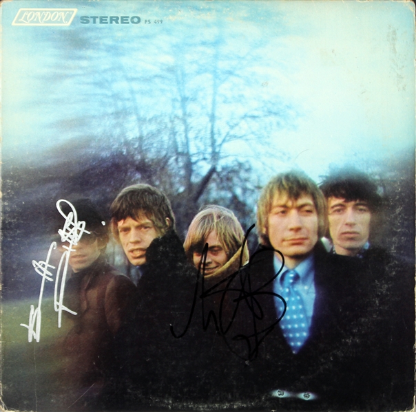 Rolling Stones: Keith Richards & Charlie Watts Signed "Between the Buttons" Album Cover W/ Vinyl (Beckett/BAS LOA)