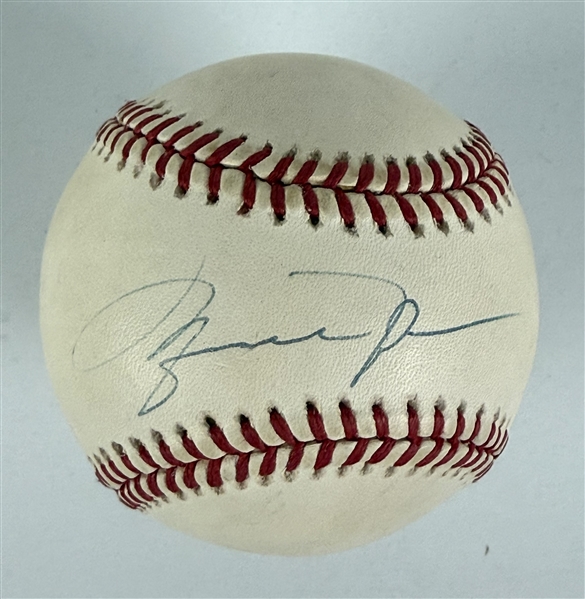 Michael Jordan Signed OAL Baseball (JSA)