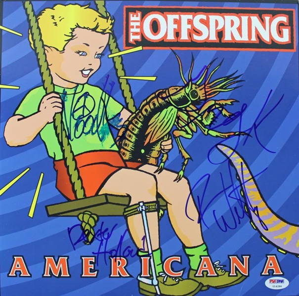 The Offspring Group Signed "Americana" Record Album (4 Sigs)(PSA/DNA)