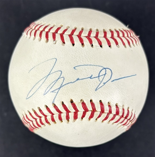 Michael Jordan Signed Wilson OML Baseball (UDA COA & Bag)