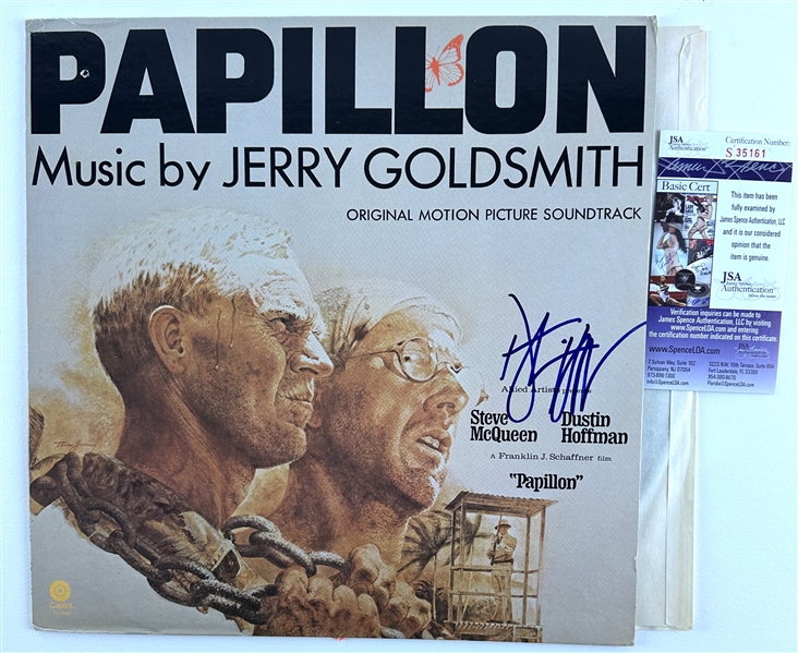 Dustin Hoffman Signed Soundtrack Album for "Papillon" (JSA COA)