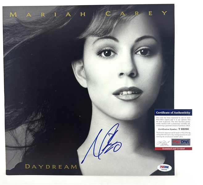 Mariah Carey Signed "Daydream" Album Flat (PSA/DNA)