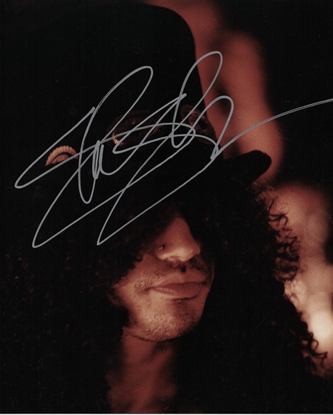 SLASH from Guns N Roses Signed IN-PERSON 8x10 (Third Party Guarantee) 