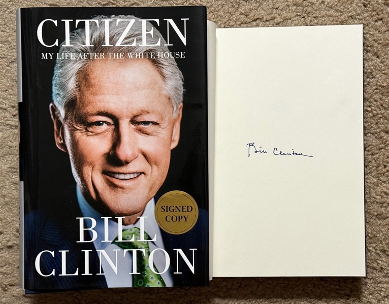 Bill Clinton NEW Signed First Edition Book "CITIZEN - My Life After The White House". (Third Party Guarantee)
