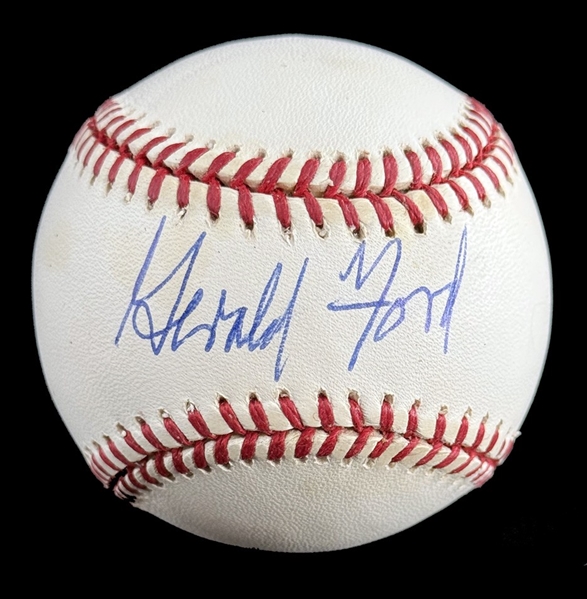 President Gerald Ford Signed OAL Baseball (PSA/DNA) 