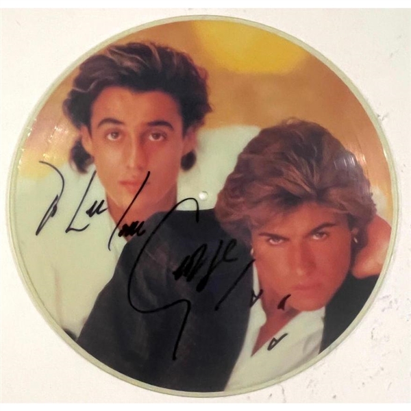 George Michael Signed "WHAM" 12" Picture Disc (Beckett/BAS) (John Brennan Collection) 