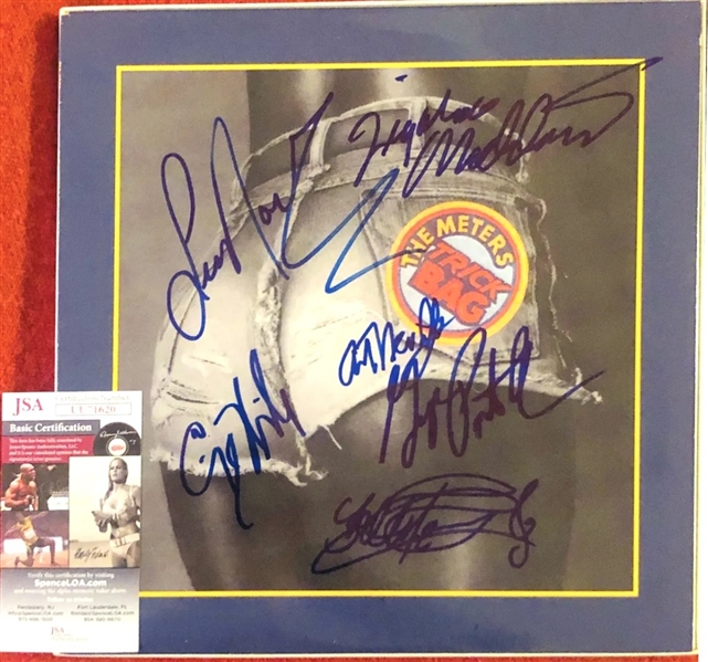 The Meters Group Signed "Trick Bag" Album (6/Sigs) (JSA) 