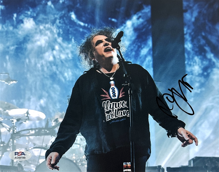 The Cure: Robert Smith Signed 8" x 10" Color Concert Photograph (PSA/DNA)