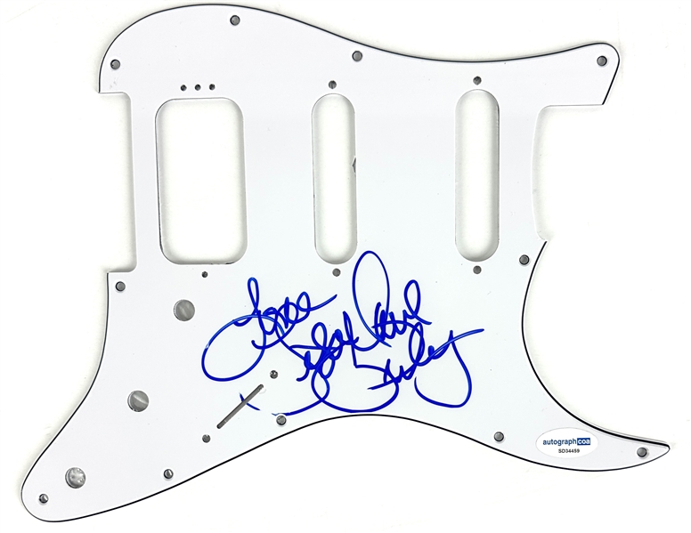 Elvis: Lisa Marie Presley Signed Stratocaster Style Pickguard (ACOA)