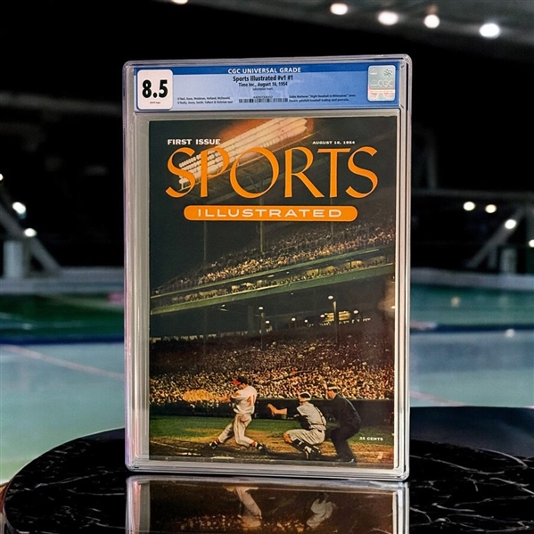 Sports Illustrated #1 First Issue August 16, 1954 (CGC Grade 8.5 Encapsulated) 