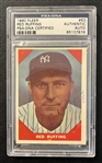 Red Ruffing Signed 1960 Fleer #63 New York Yankees Trading Card (PSA/DNA Encapsulated)