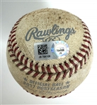 Corey Seager Signed & Game Used OML Baseball from 10-6-17 Game vs. Diamondbacks (PSA & MLB Holo)