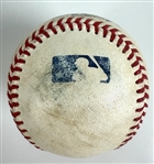 Kyle Schwarber Signed & Game Used 2024 OML Baseball Pitched to Schwarber! & Hit for a Double (7 RBI Game!)(PSA/DNA & MLB)