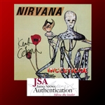 Nirvana Group Signed "Incesticide" CD Cover with RARE Full Name "Kurt Cobain" Autograph (JSA LOA)