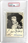 Rare Jimi Hendrix Signed 1969 Cologne Sporthalle Promo Photo Signed during his ONLY In-Store Autograph Session (PSA/DNA & Epperson/REAL)